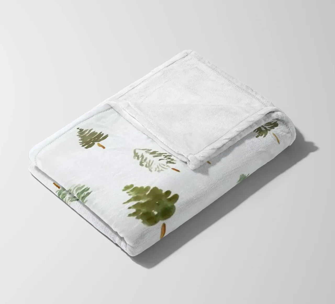 Tannenwald fleece blanket by Farina Kuklinski
