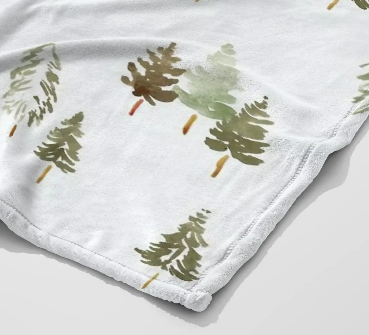 Tannenwald fleece blanket by Farina Kuklinski
