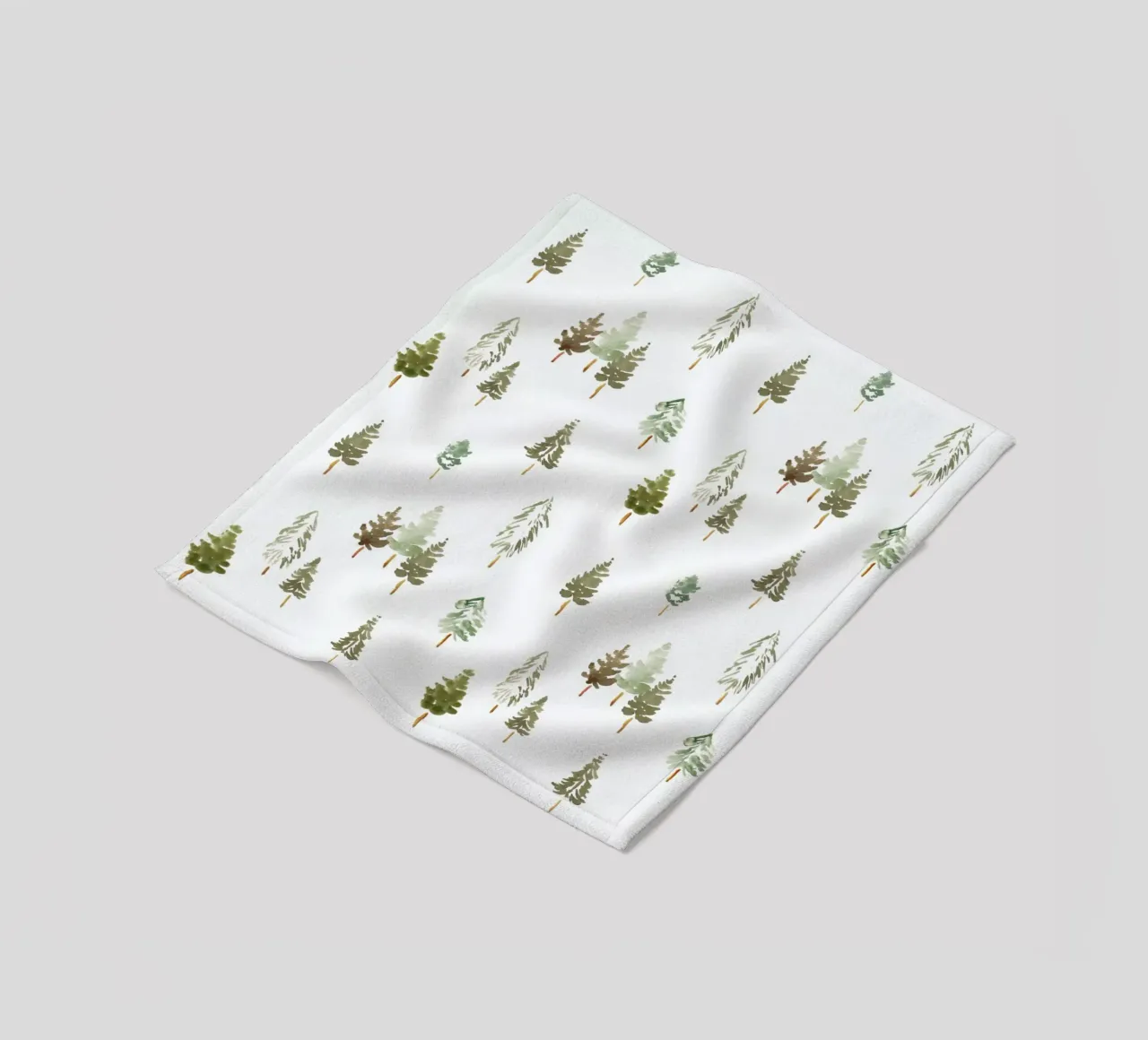 Tannenwald fleece blanket by Farina Kuklinski