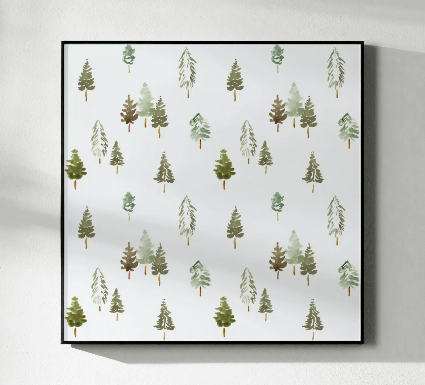 Tannenwald acrylic glass by Farina Kuklinski