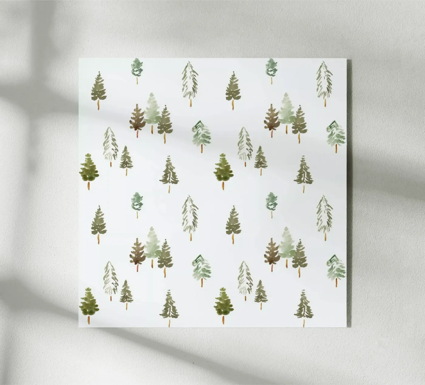 Tannenwald acrylic glass by Farina Kuklinski