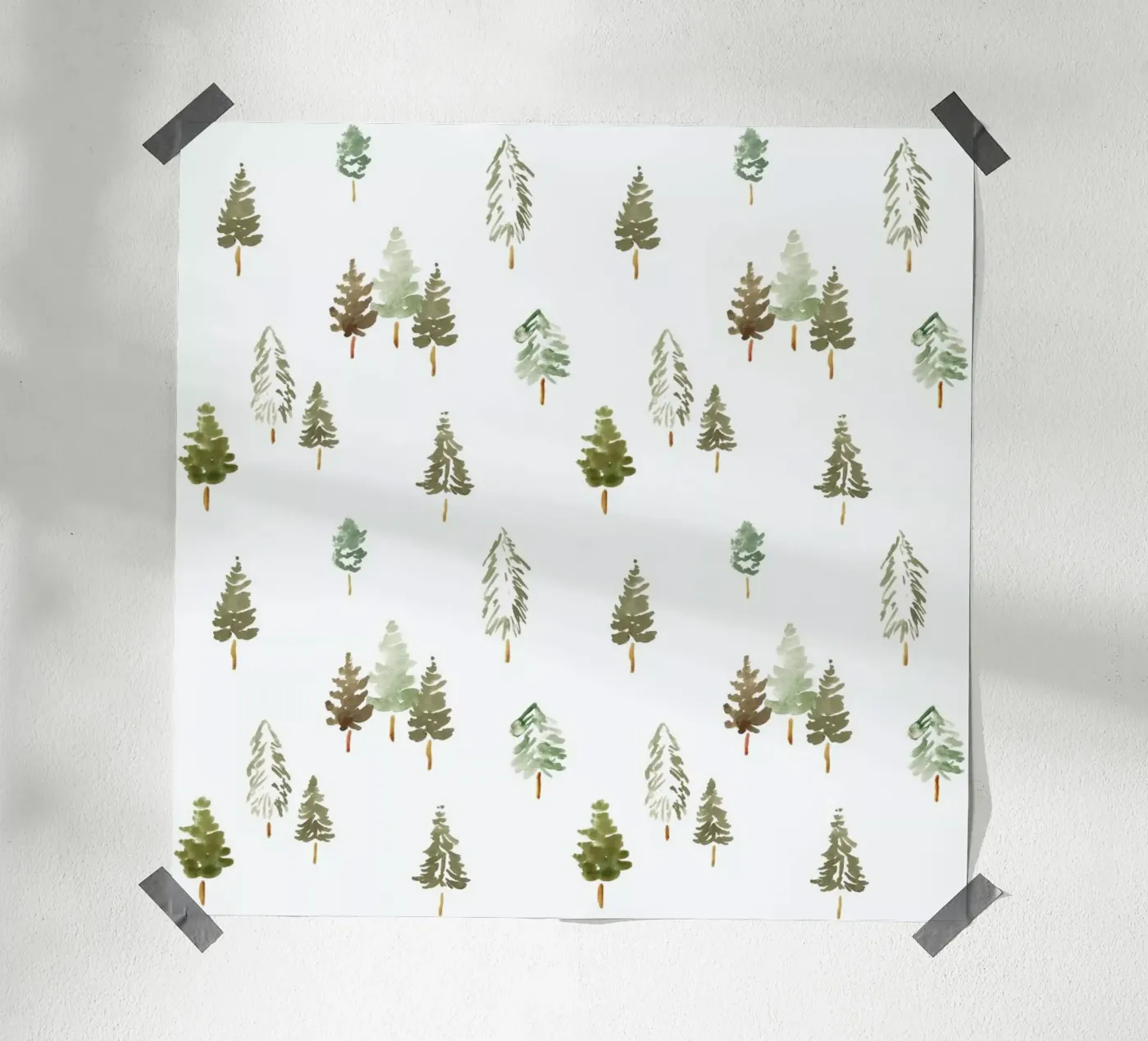 Tannenwald poster by Farina Kuklinski