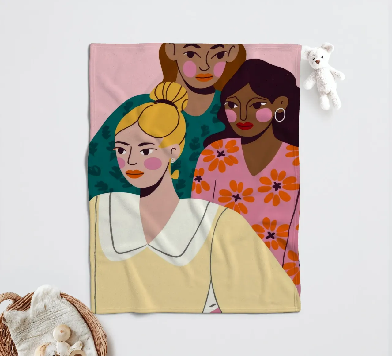 Duo di motivi coperta in pile da Emery Kate