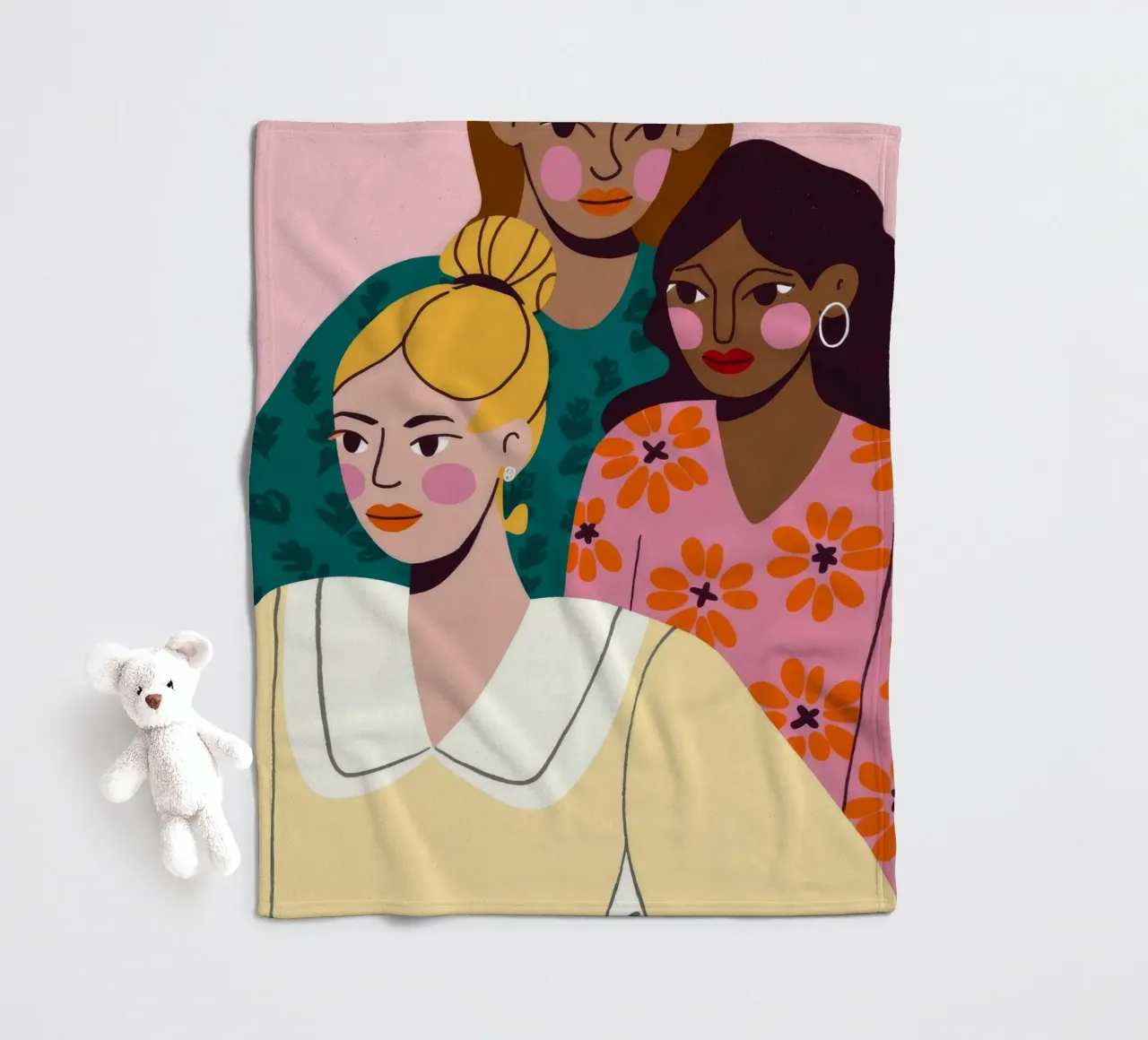 Duo di motivi coperta in pile da Emery Kate