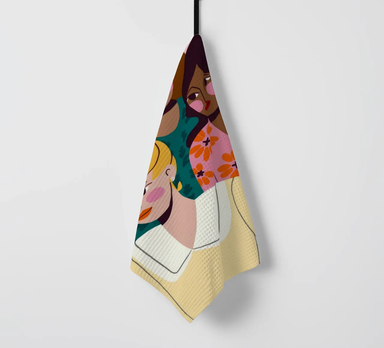 Patterned Duo tea towel by Emery Kate