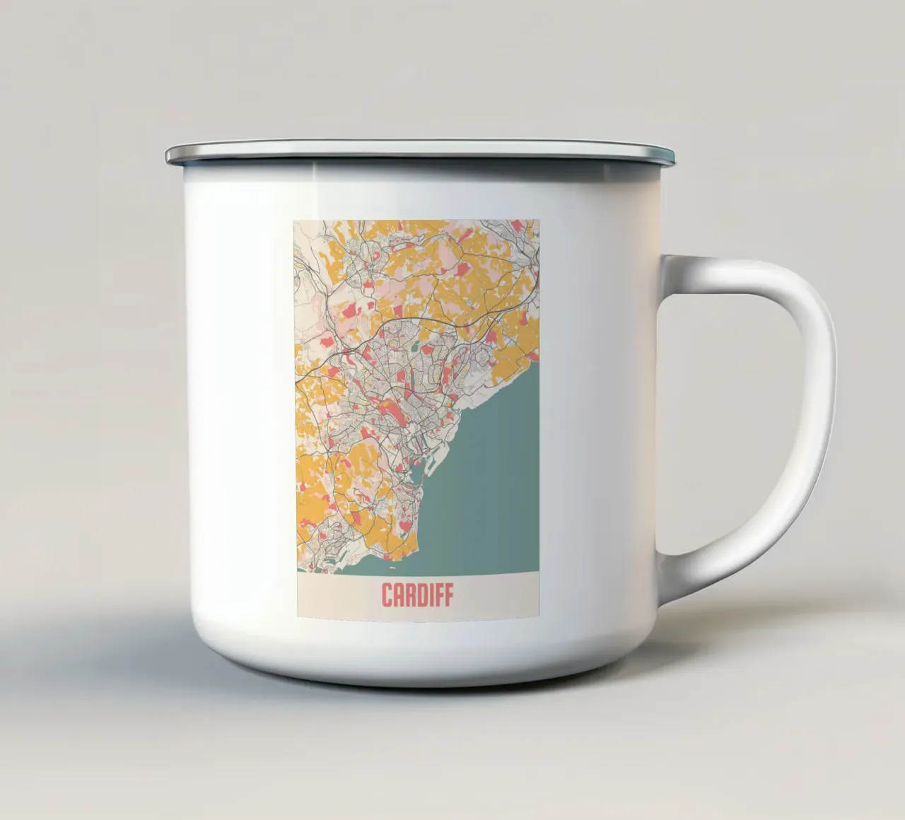 CARDIFF tazza in smalto da Travelstudio