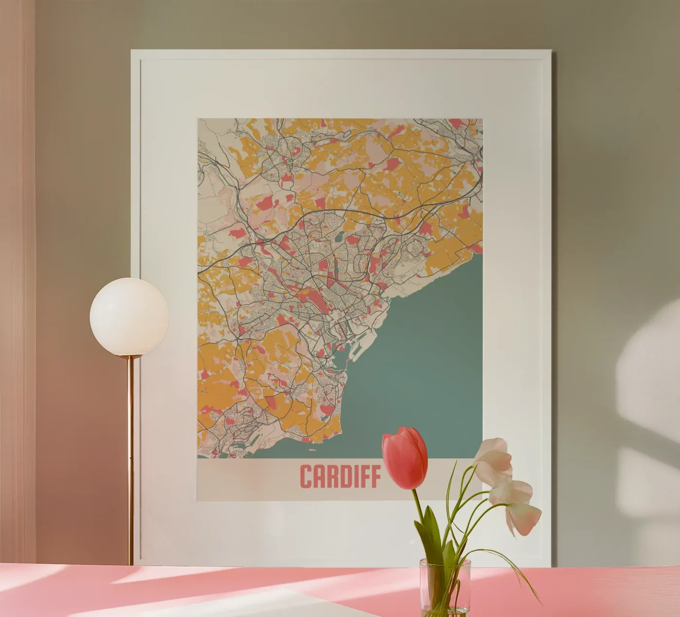 CARDIFF poster by Travelstudio
