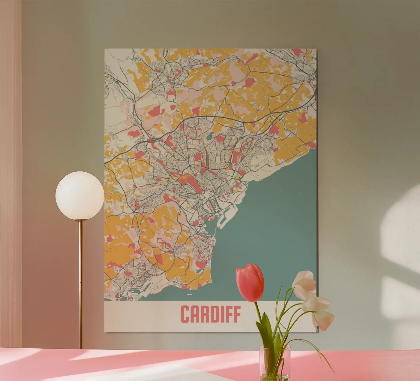 CARDIFF poster by Travelstudio