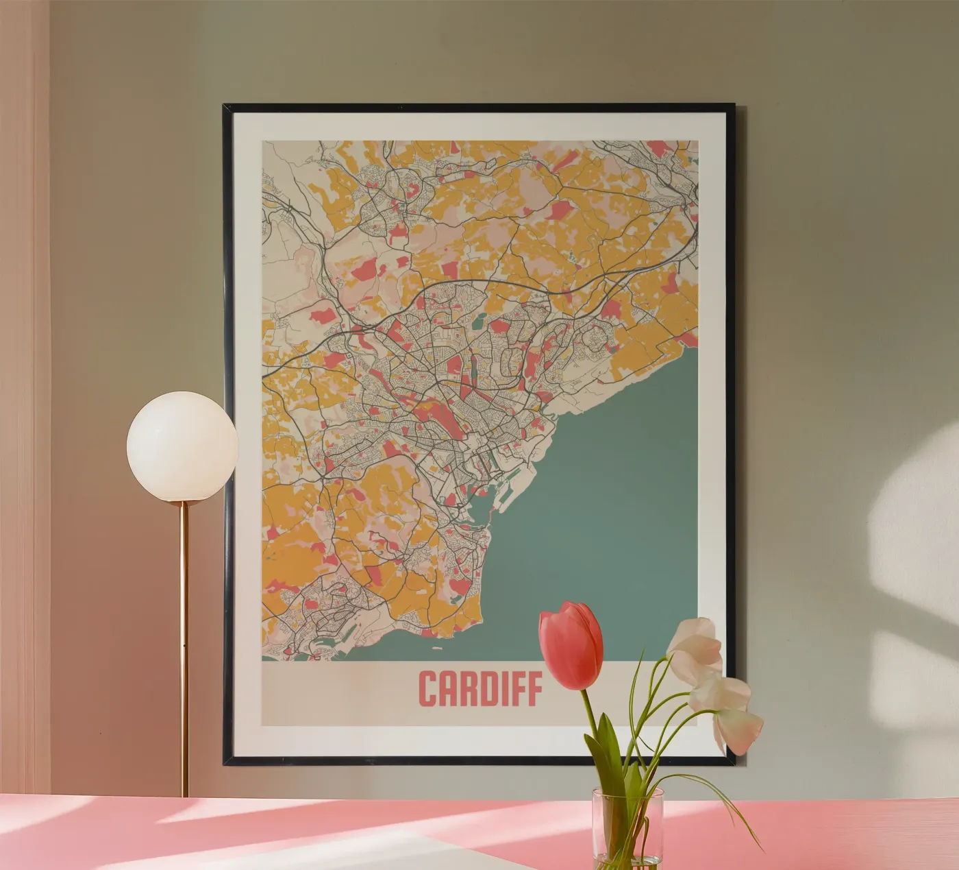 CARDIFF poster by Travelstudio