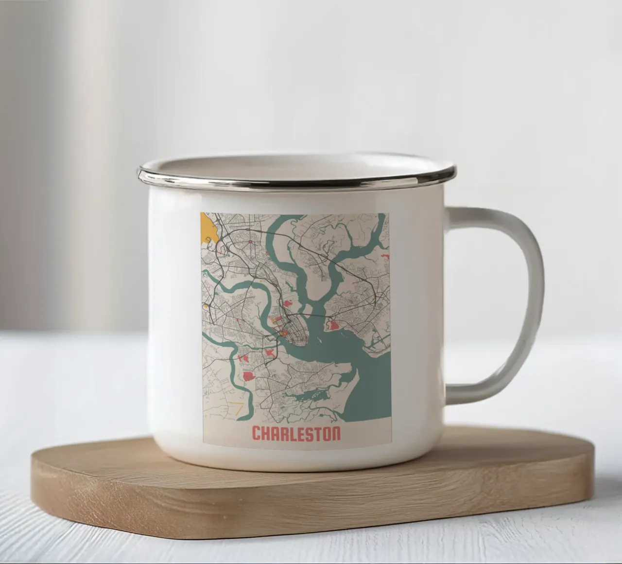 CHARLESTON tazza in smalto da Travelstudio