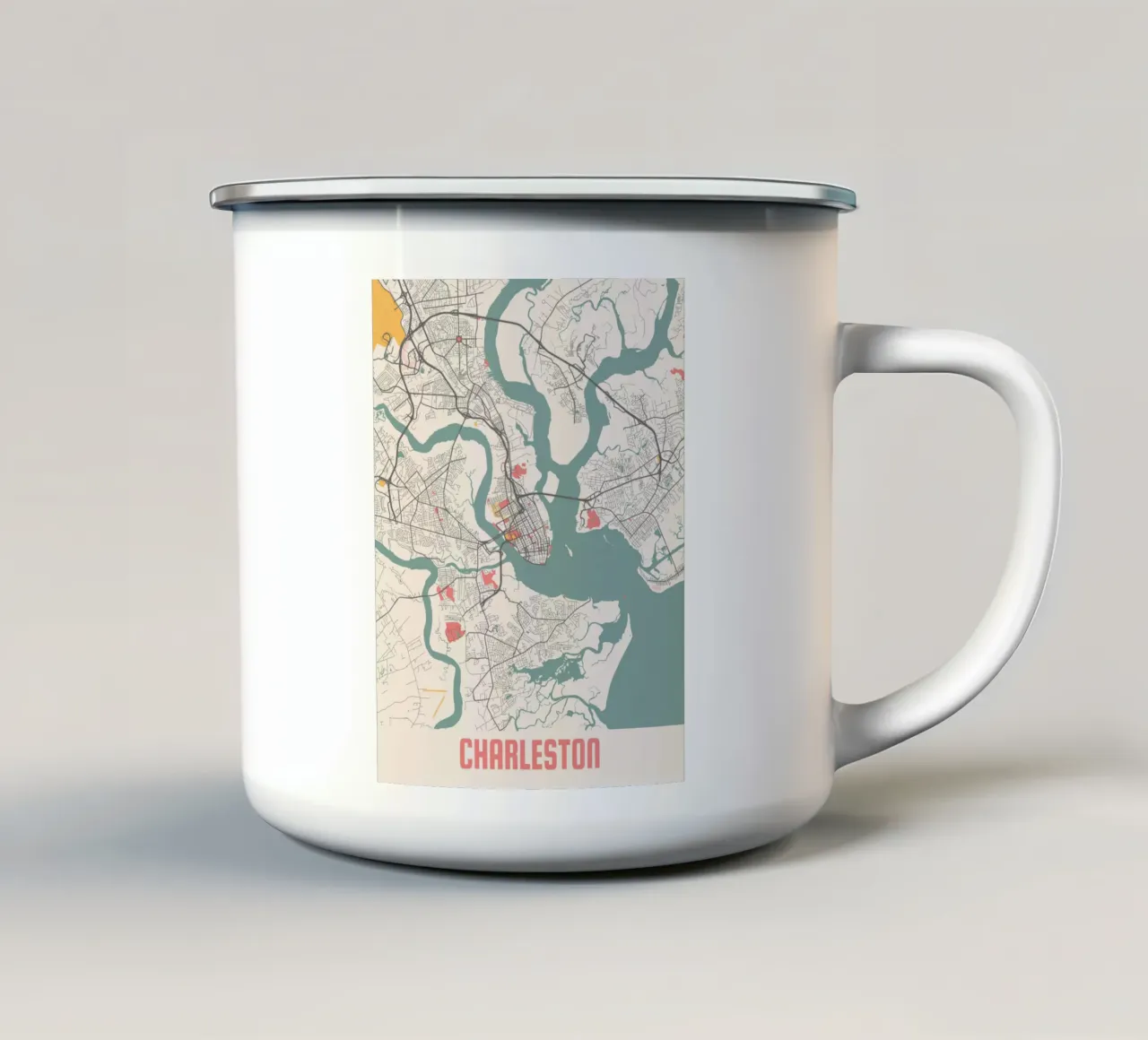 CHARLESTON tazza in smalto da Travelstudio