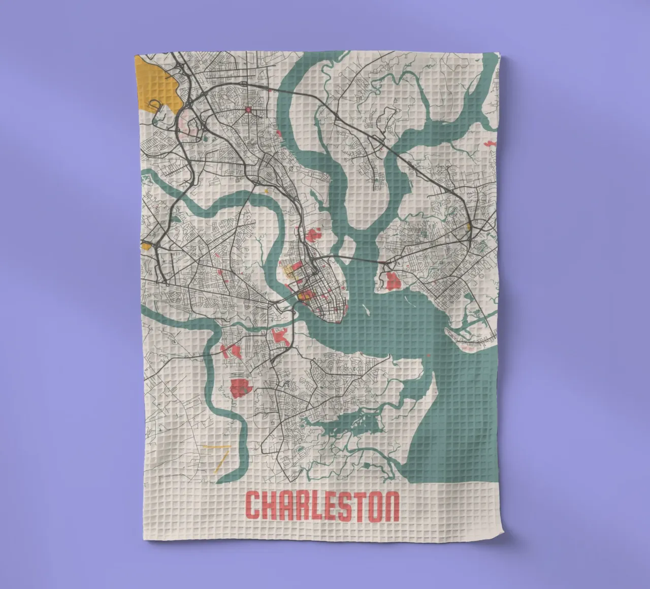 CHARLESTON tea towel by Travelstudio