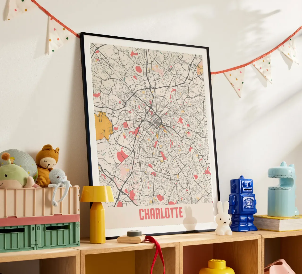 CHARLOTTE poster con telaio in plastica da Travelstudio