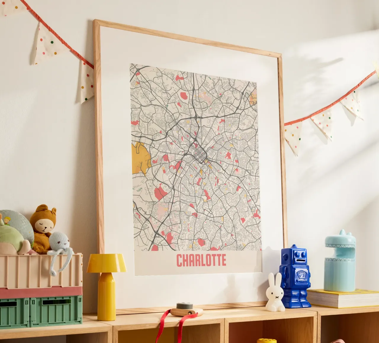 CHARLOTTE poster con telaio in plastica da Travelstudio