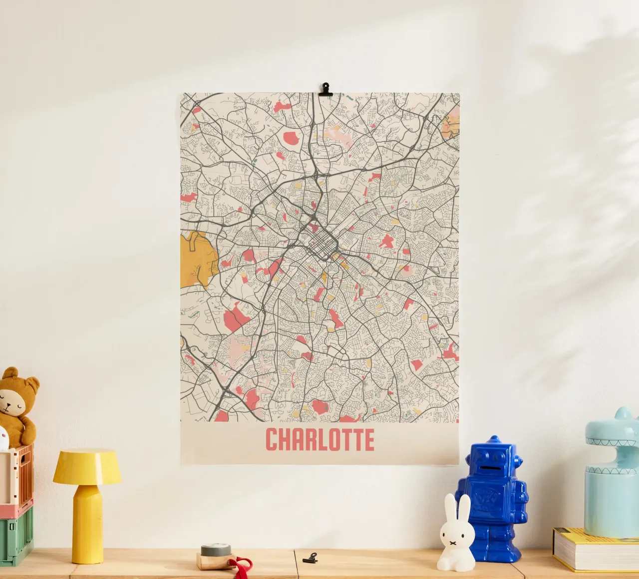 CHARLOTTE poster con telaio in plastica da Travelstudio