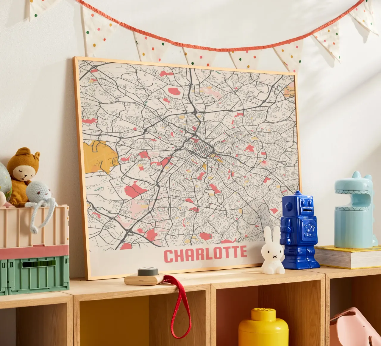 CHARLOTTE poster con telaio in plastica da Travelstudio