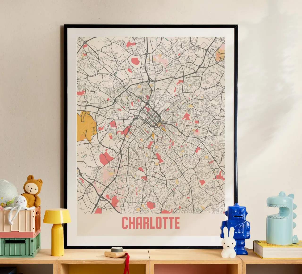 CHARLOTTE poster con telaio in plastica da Travelstudio
