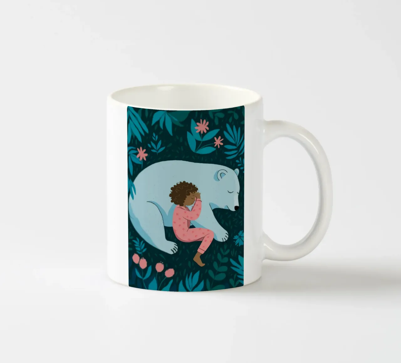Sonnellino sognante dell'orso tazza in ceramica da Emery Kate