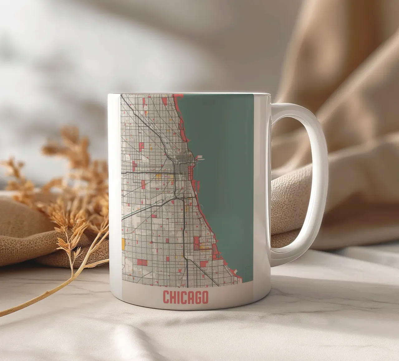 CHICAGO tazza in ceramica da Travelstudio