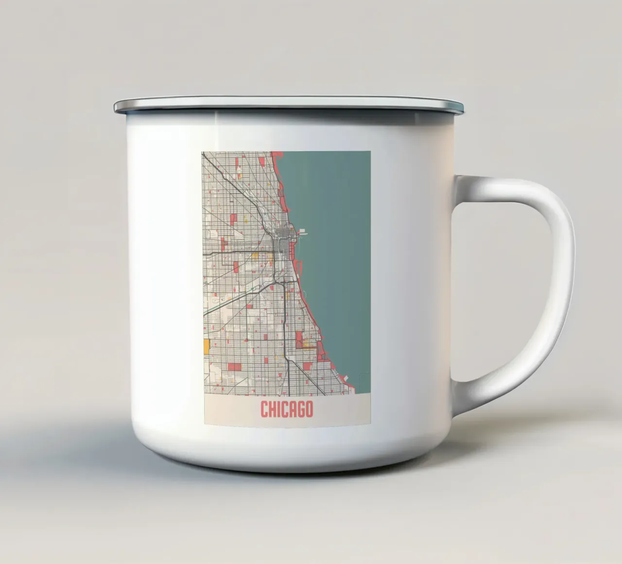 CHICAGO tazza in smalto da Travelstudio
