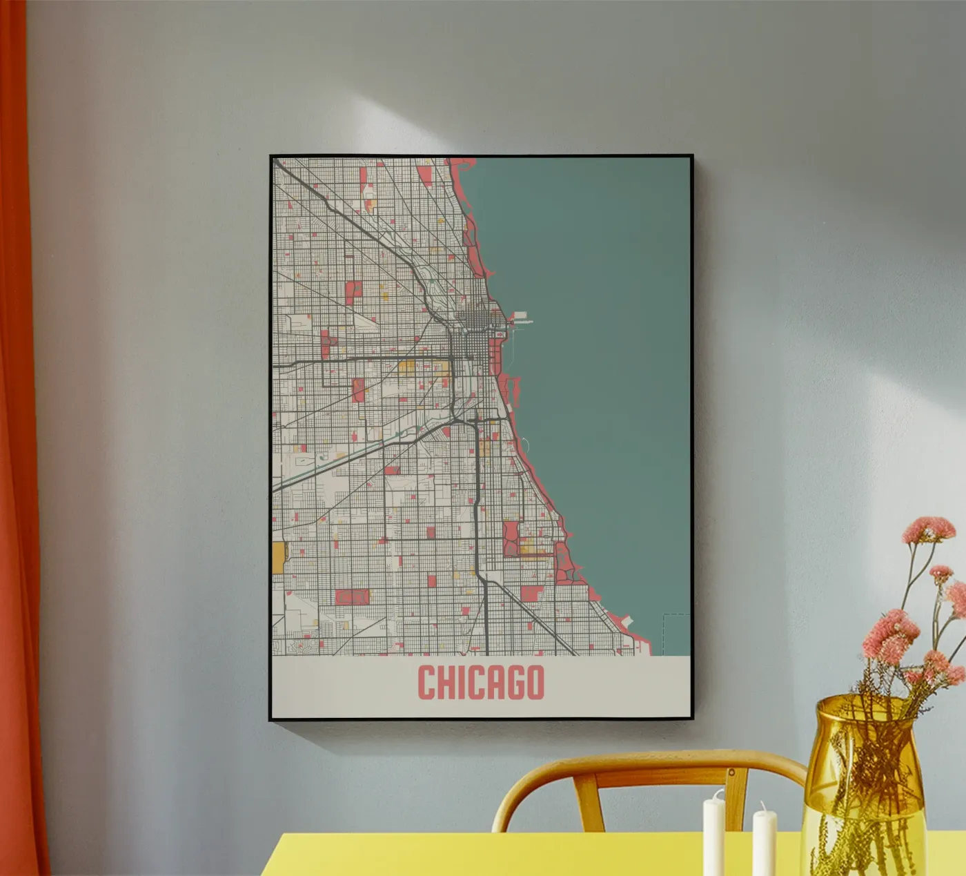 CHICAGO Acryl-Glas von Travelstudio