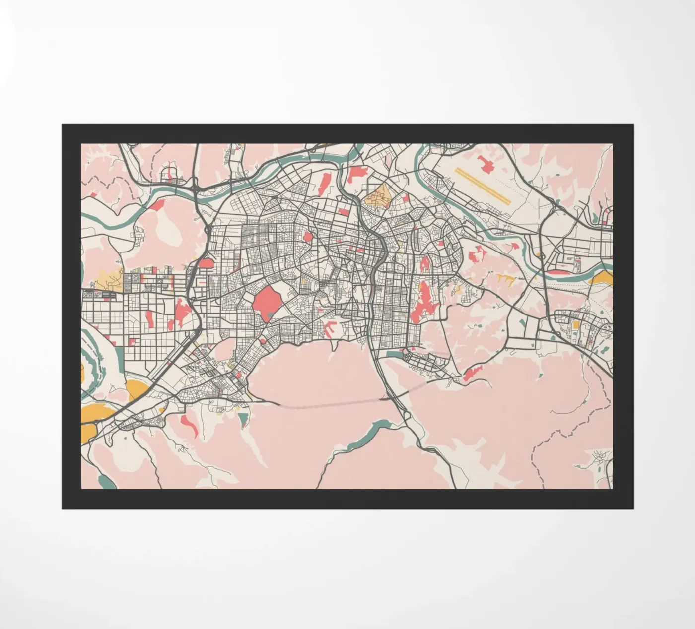 DAEGU deurmat van Travelstudio