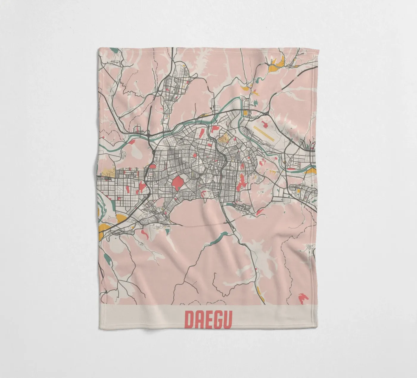 DAEGU fleecedeken van Travelstudio