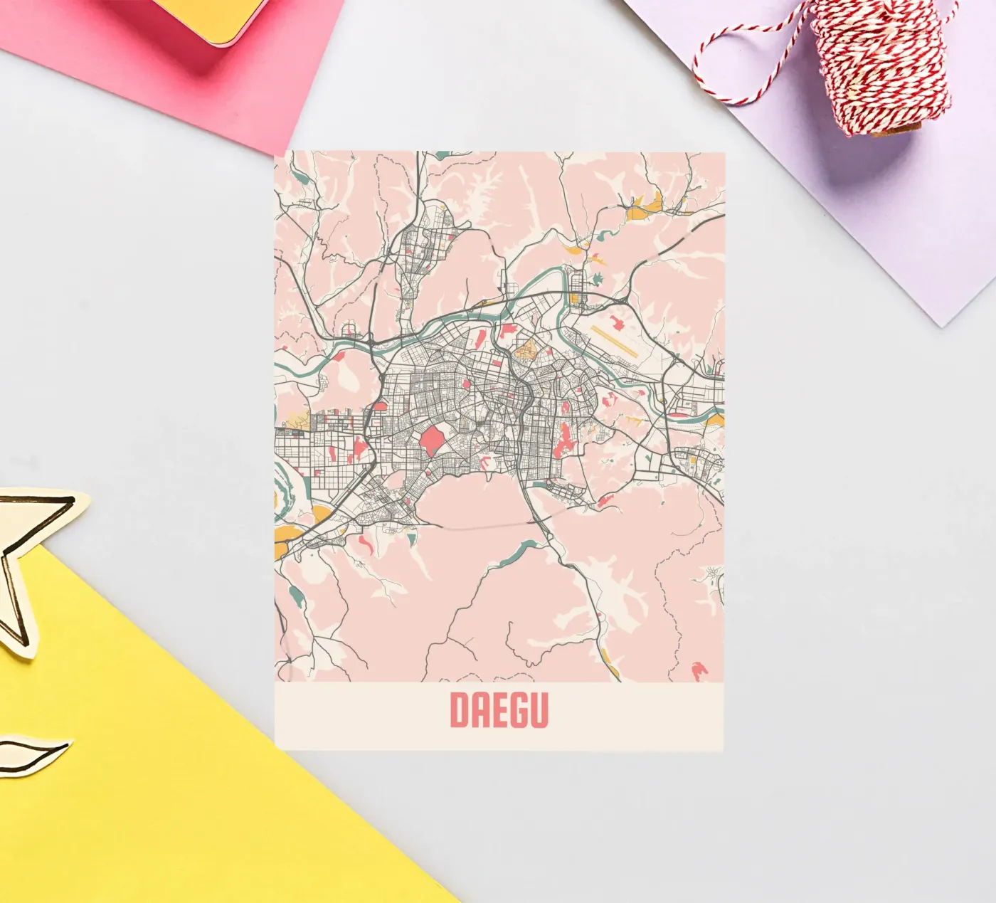 DAEGU adesivo da Travelstudio