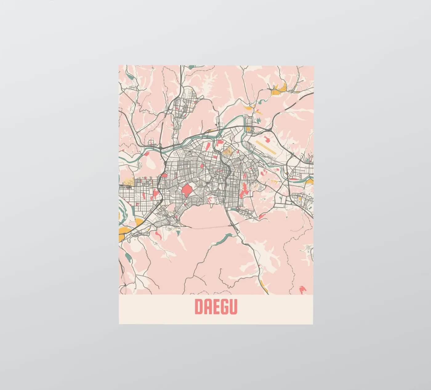 DAEGU adesivo da Travelstudio