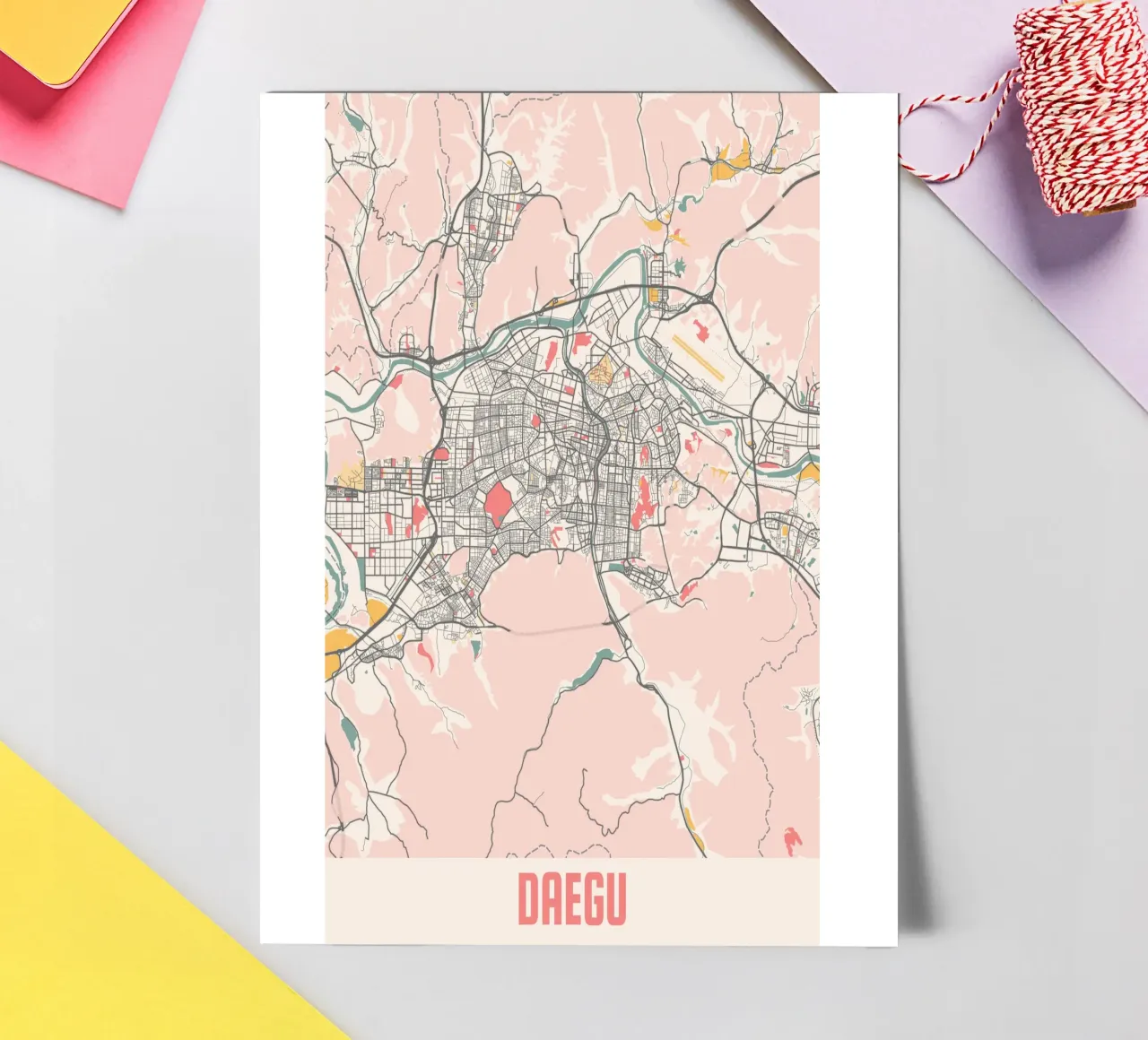 DAEGU sticker sheet by Travelstudio