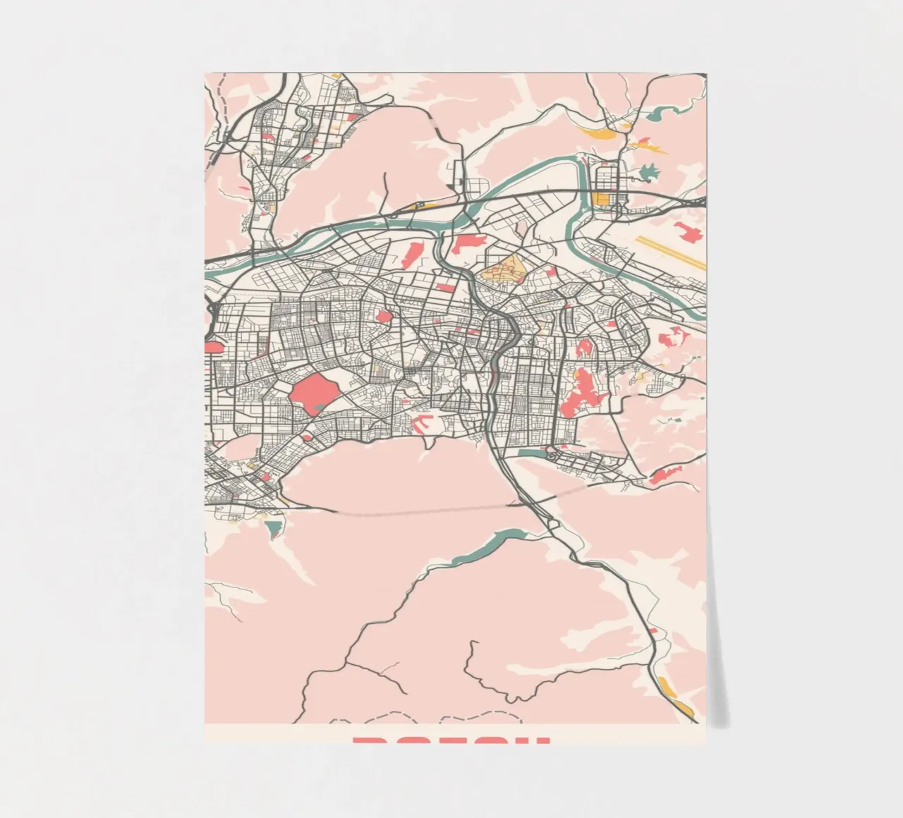 DAEGU sticker sheet by Travelstudio