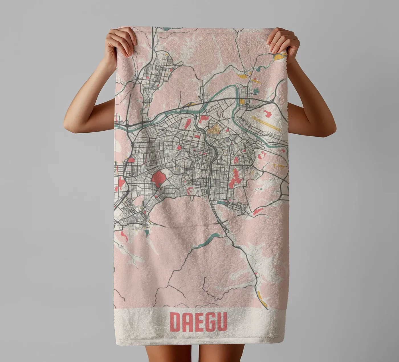 DAEGU badhanddoek van Travelstudio