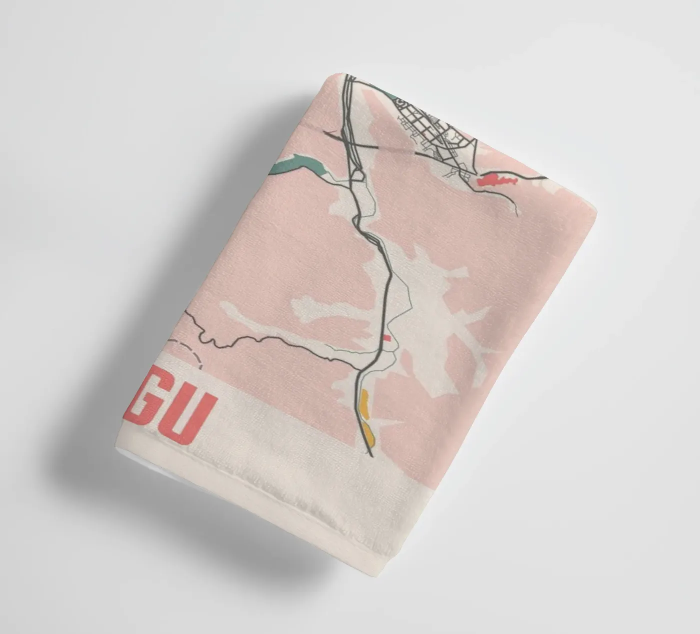 DAEGU badhanddoek van Travelstudio