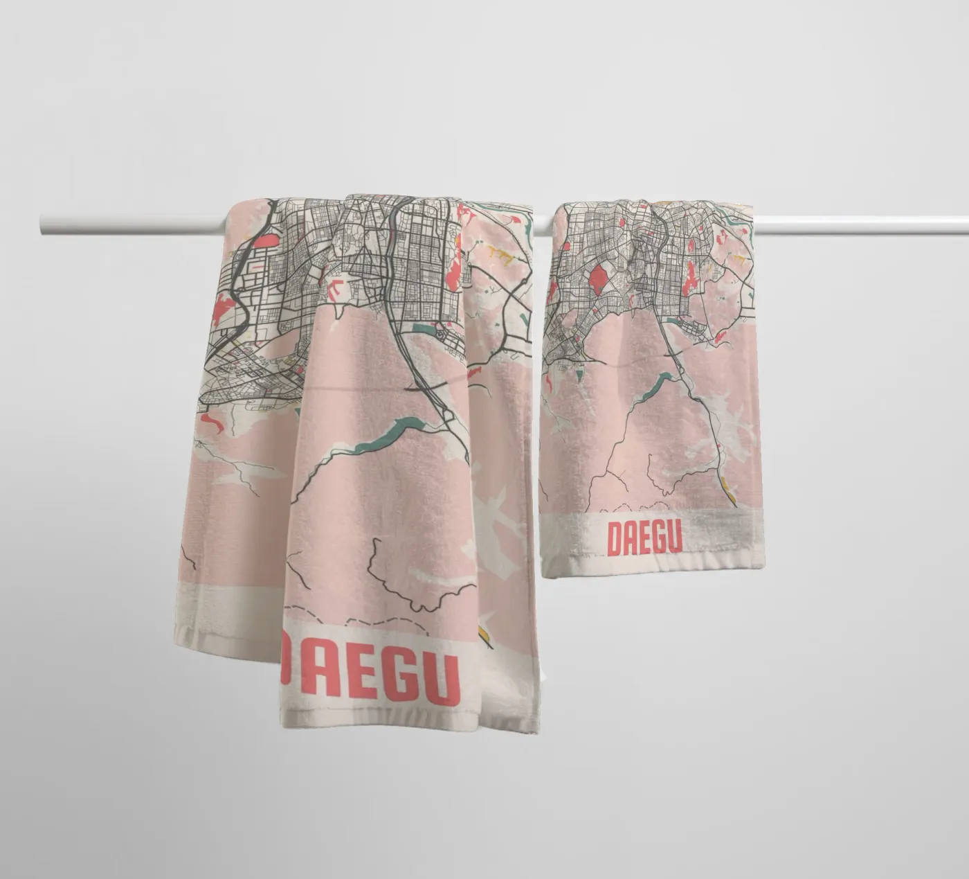 DAEGU badhanddoek van Travelstudio