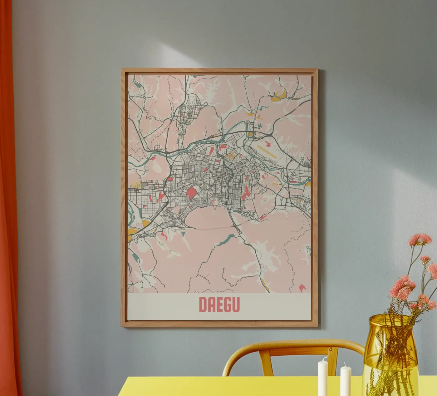 DAEGU forex-plaat van Travelstudio