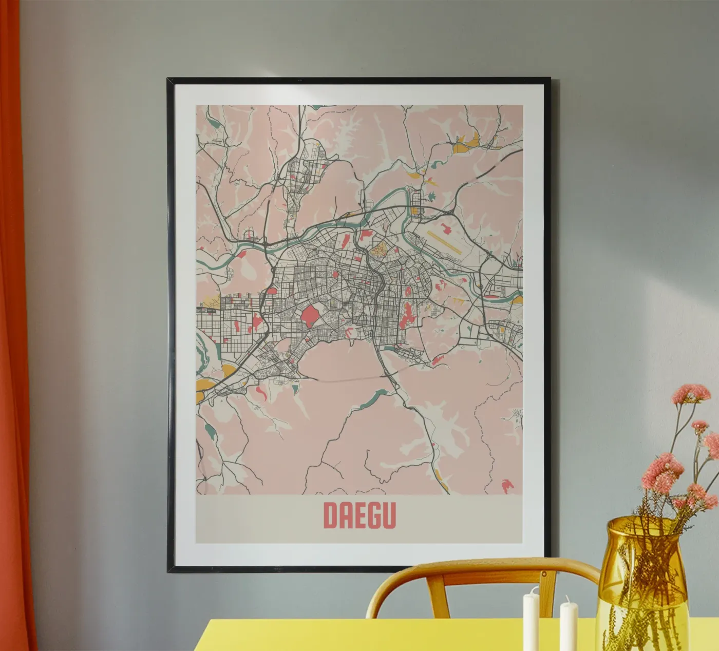 DAEGU poster by Travelstudio