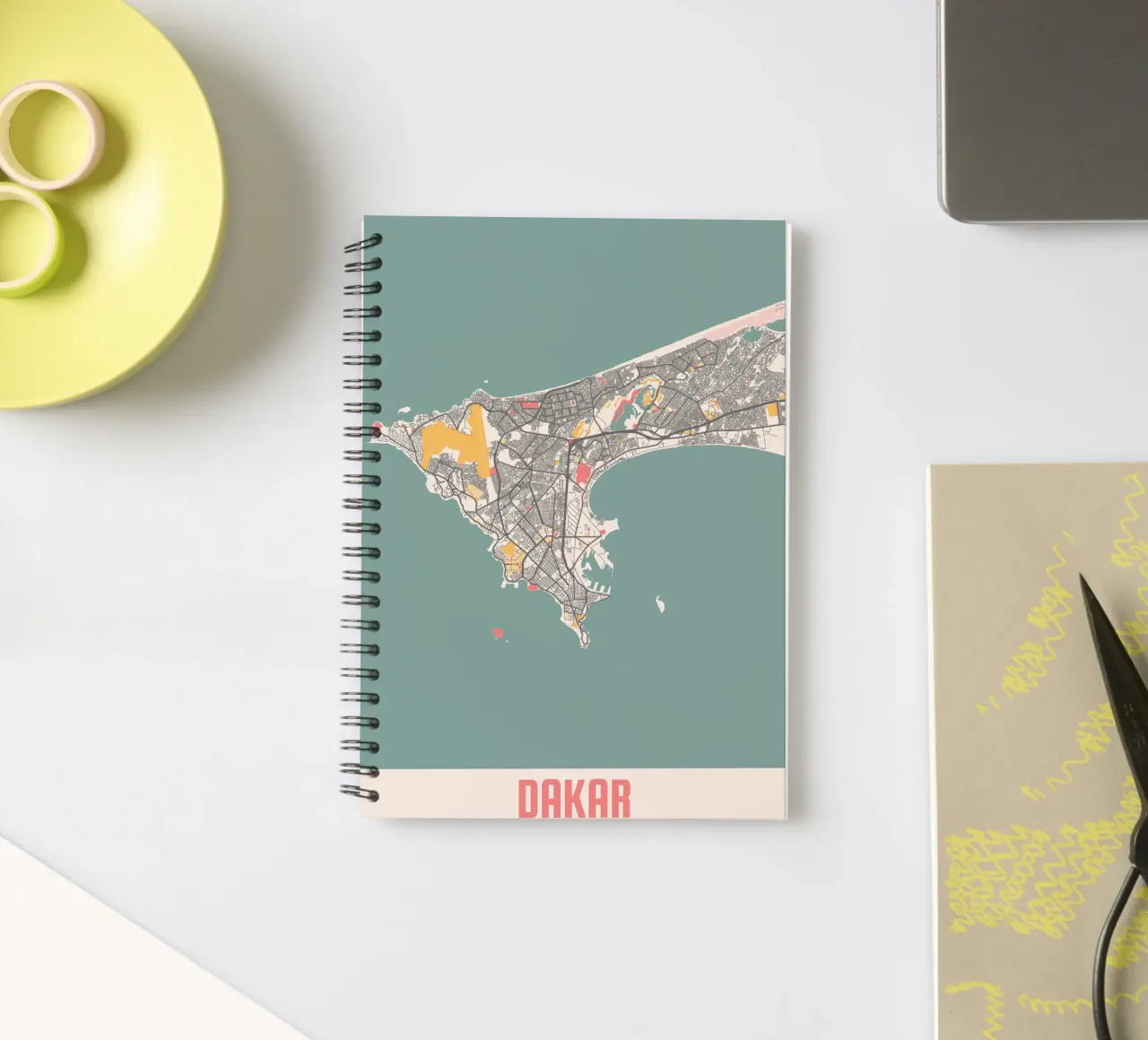DAKAR spiral notebook by Travelstudio