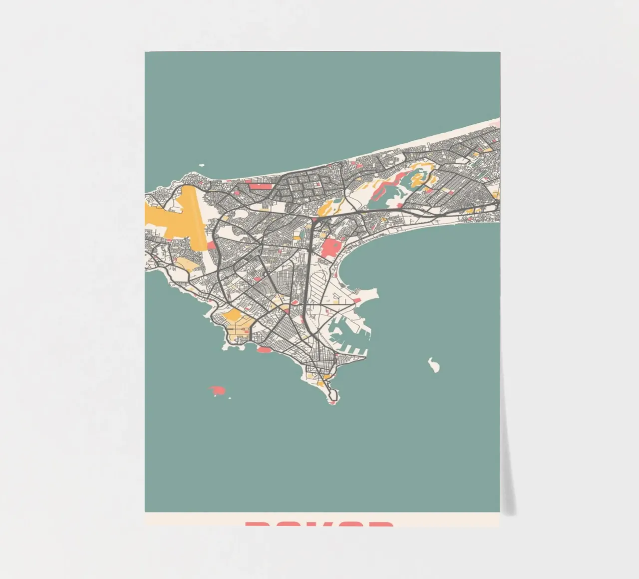 DAKAR sticker sheet by Travelstudio