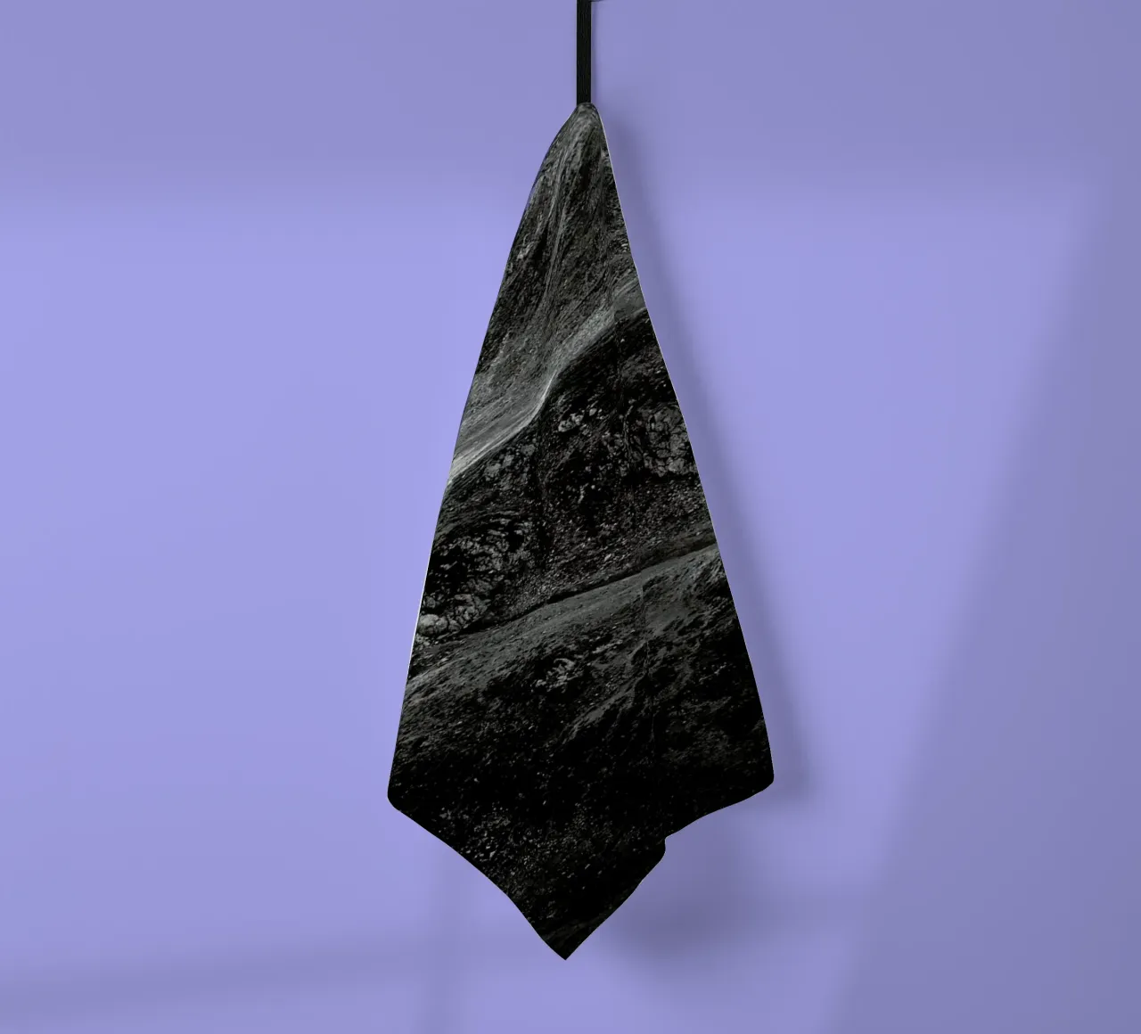 The Land tea towel by Dustin Janko