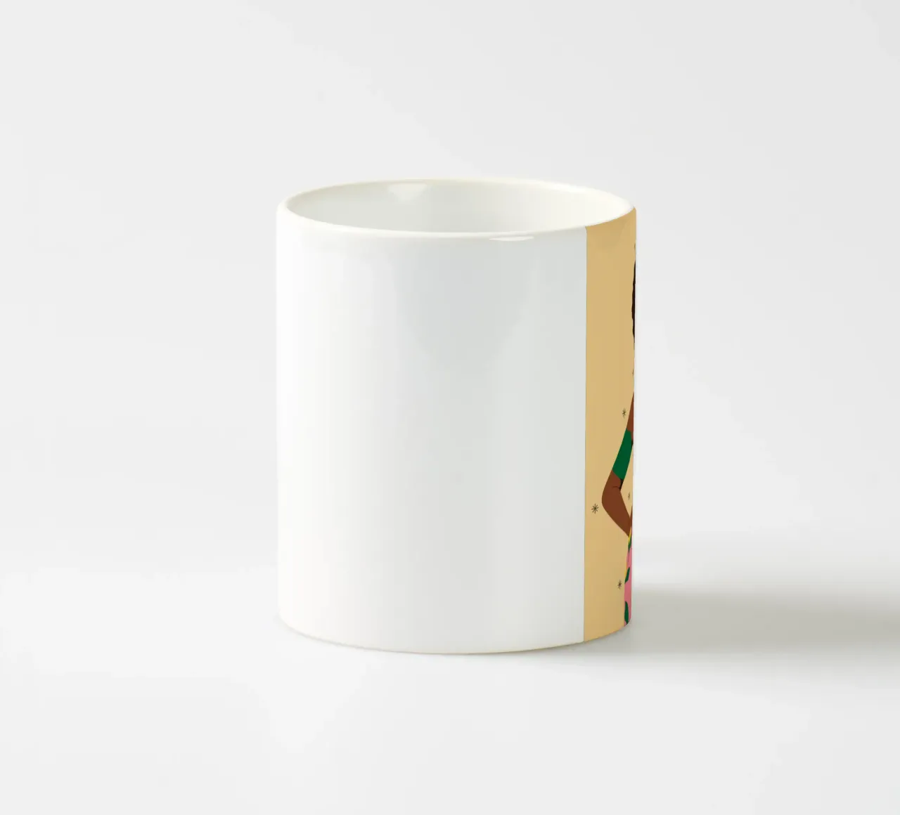 Posizione di fiducia floreale tazza in ceramica da Emery Kate