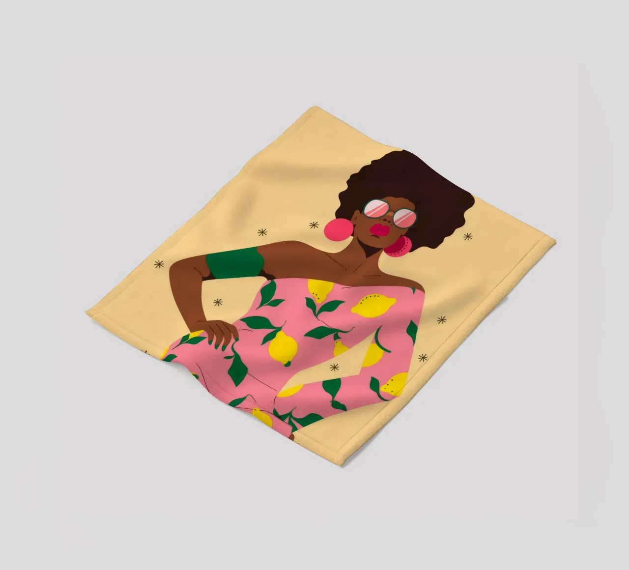 Posizione di fiducia floreale coperta in pile da Emery Kate