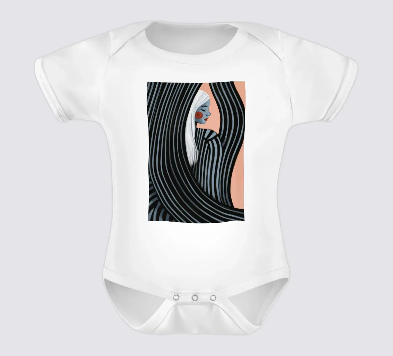 Contemplazione mistica body neonato maniche corte da Emery Kate