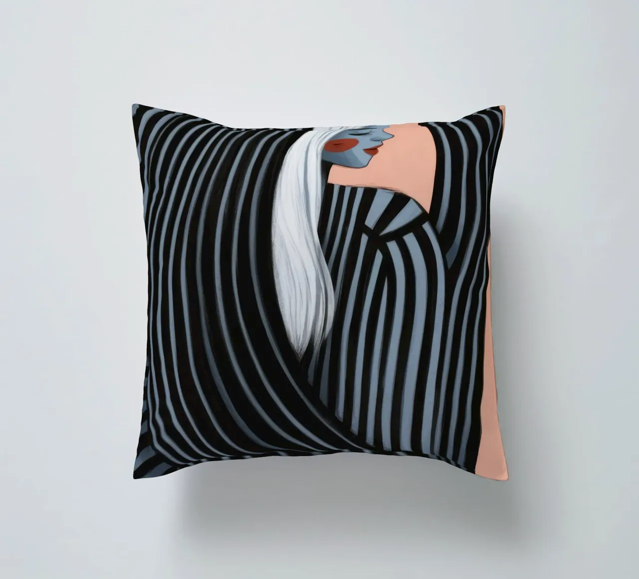 Contemplazione mistica cuscino da Emery Kate
