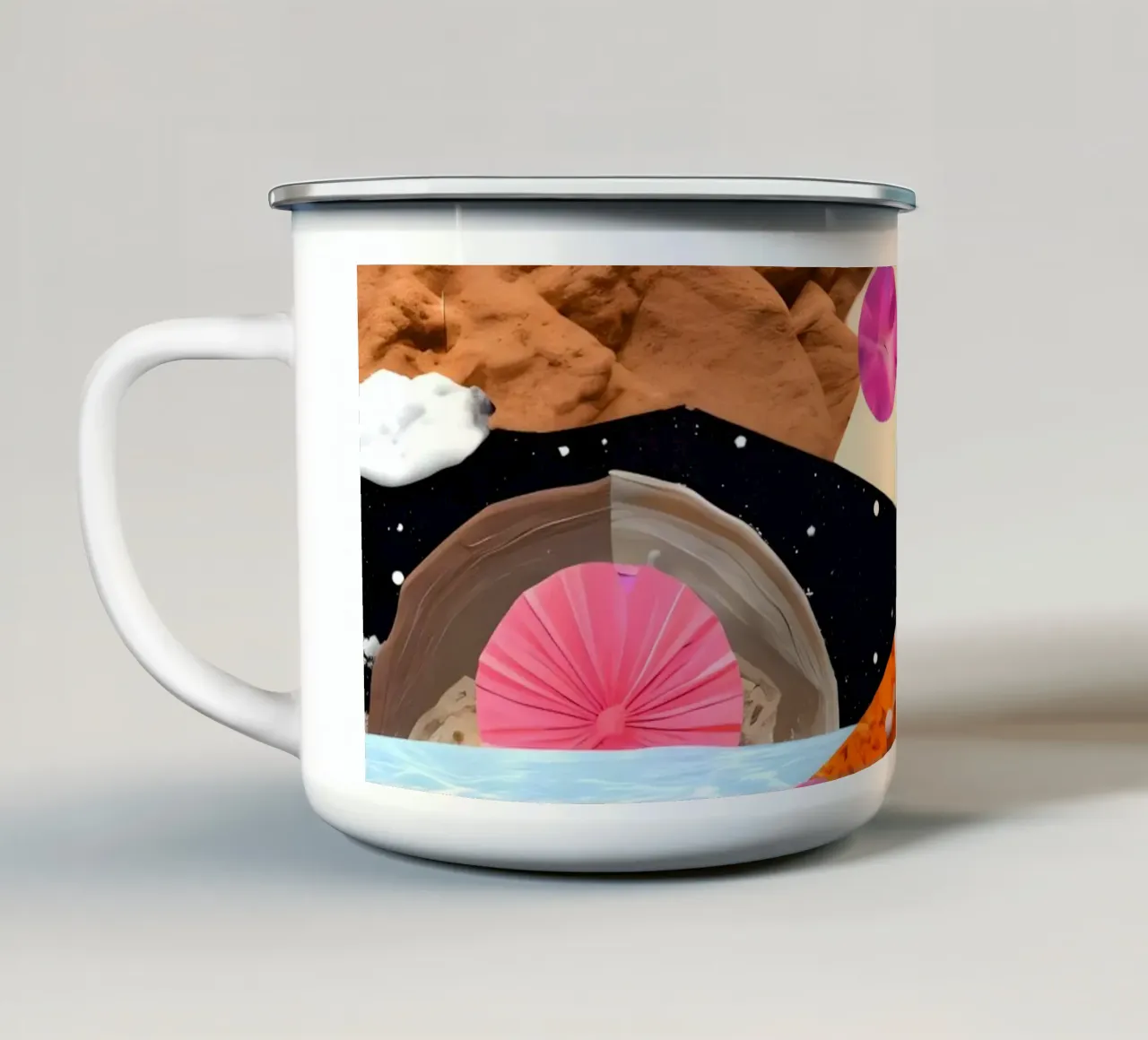 Un viaggio fantastico tazza in smalto da 83oranges