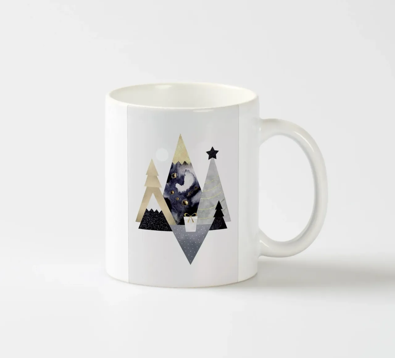 Christmas Mountains tazza in ceramica da Elisabeth Fredriksson