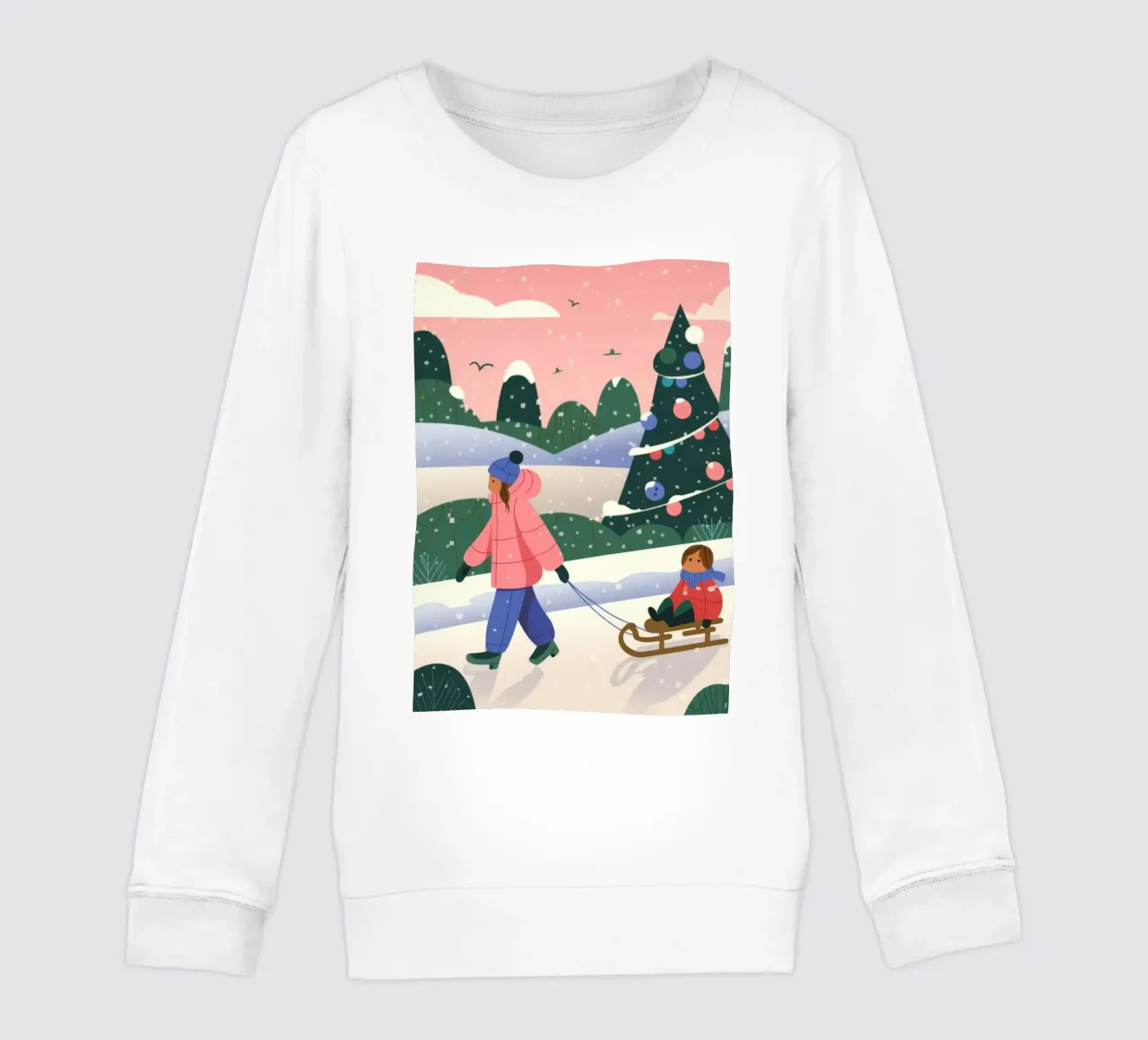 Día de invierno sudadera para niño de Emery Kate