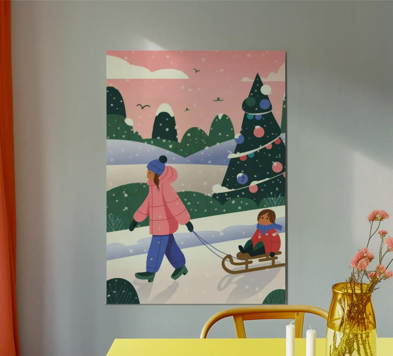 Winterpretdag forex-plaat van Emery Kate