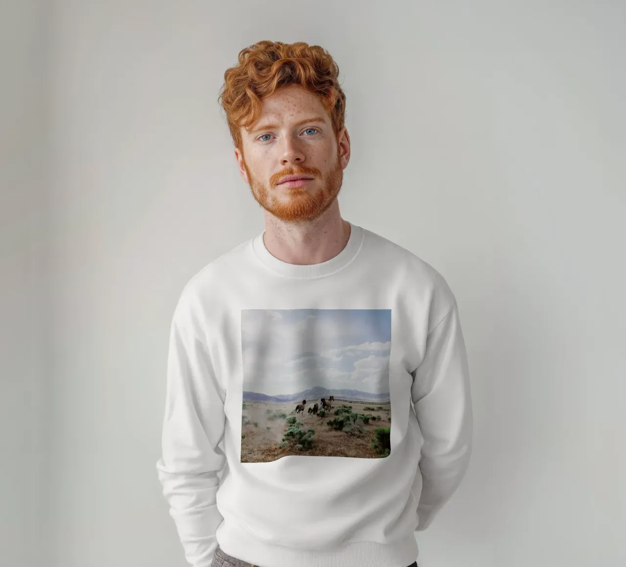 Running Horses felpa da Kevin Russ