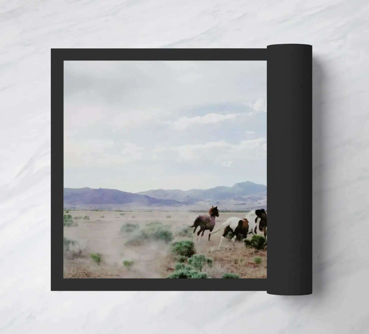 Running Horses zerbino da Kevin Russ