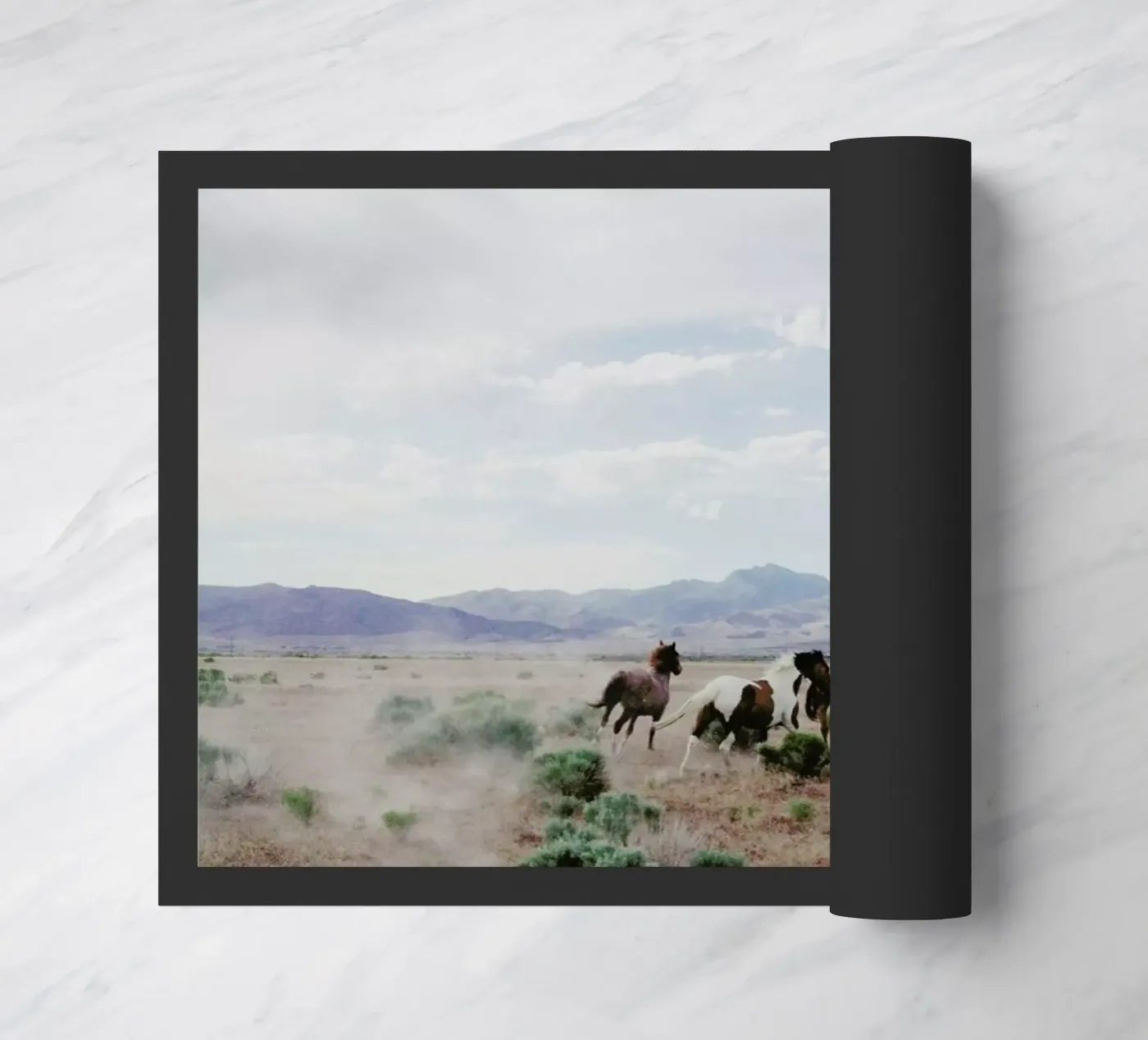 Running Horses deurmat van Kevin Russ